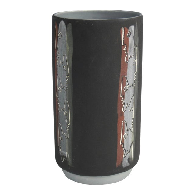 1950s California Pottery Vase, Charles and Alice Smith - Chalice For Sale