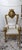 White 1960s Royal Lion Throne Chair with Matching Lion Scepter-pearl white For Sale - Image 8 of 8