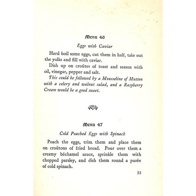White "Savoury Cold Meals" 1927 Leyel, Mrs. c.f. For Sale - Image 8 of 9
