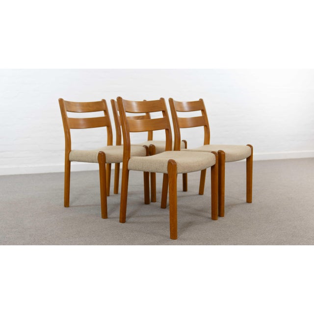 Mid-Century Teak Dining Chairs from EMC, 1960s, Set of 4 For Sale - Image 13 of 18