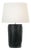 AERIN by Visual Comfort Signature Klint 28" Table Lamp in Matte Black with Linen Shade For Sale