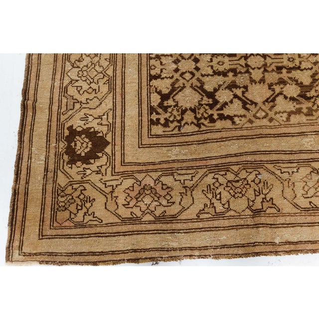 Camel 1920s Karabagh Botanic Rug For Sale - Image 8 of 8
