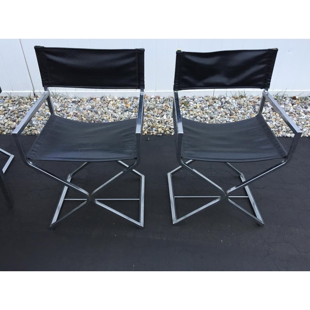 Virtue Brothers MidCentury Director Chairs & Table Set of 7 Chairish