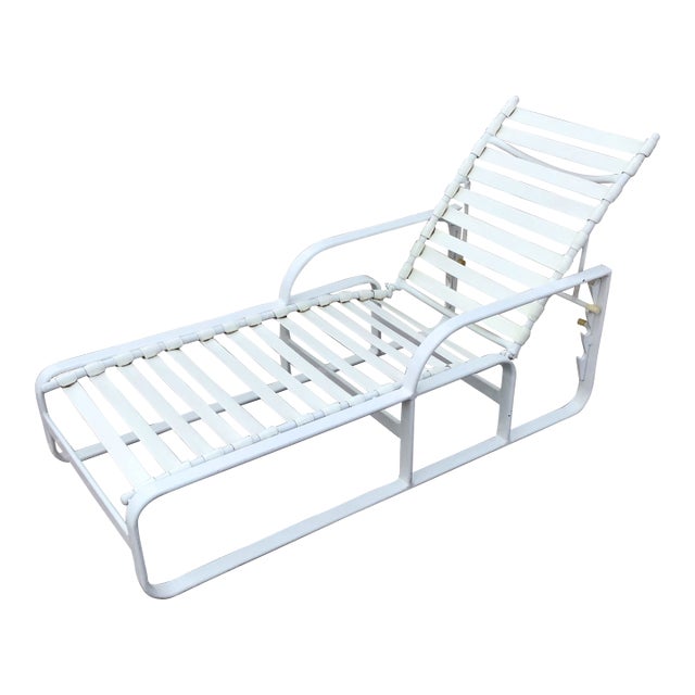 Brown Jordan Outdoor Lounger, Circa 1960s, Attributed For Sale