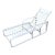 Brown Jordan Outdoor Lounger, Circa 1960s, Attributed For Sale