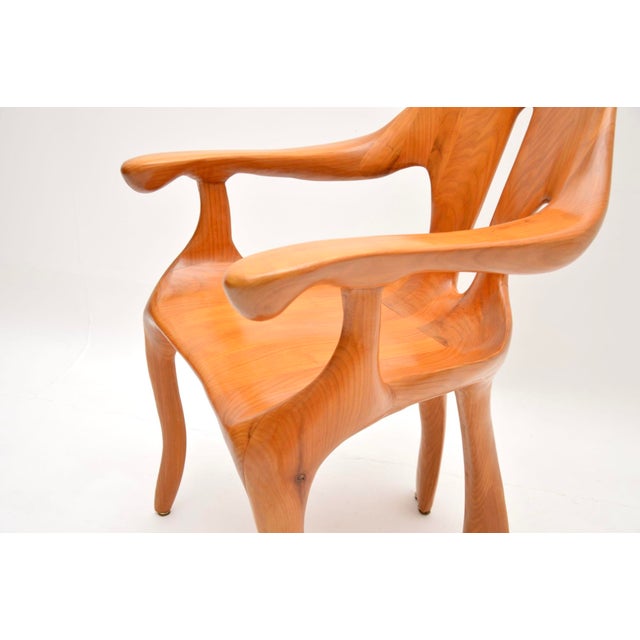 Italian Sculptural Armchair, 1970s For Sale - Image 13 of 15