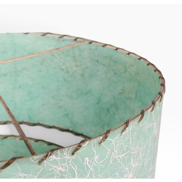 Mid 20th Century Mid 20th Century Mid Century Modern Fiberglass Lamp Shade For Sale - Image 5 of 10