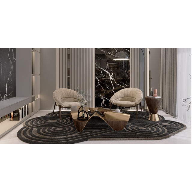 Not Yet Made - Made To Order Karesansui 280 Rug by Alma De Luce For Sale - Image 5 of 6