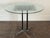 Vintage 1980's Postmodern Aluminum Glass Dining Table For Sale - Image 12 of 17