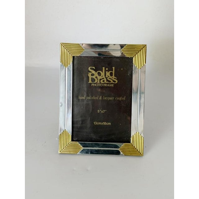 Vintage Metal Photo Frame, France, 1970s For Sale - Image 6 of 14