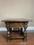 Brown Antique English Side End Table Small Square Carved Oak Jacobean Revival C1910 For Sale - Image 8 of 18
