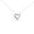 Immerse yourself in the timeless elegance of this sterling silver pendant necklace, where romance and refinement...