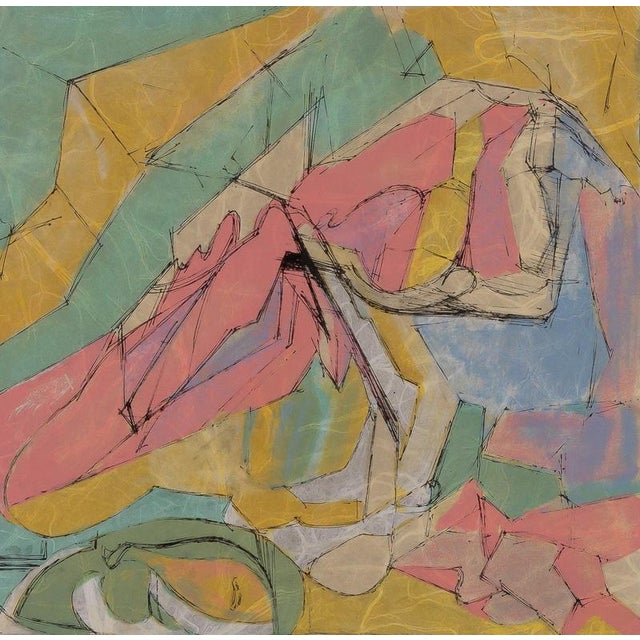 Jacques Villon (1875-1963) Composition, 1960 Original color lithograph Signed in the plate and countersigned in pencil by...