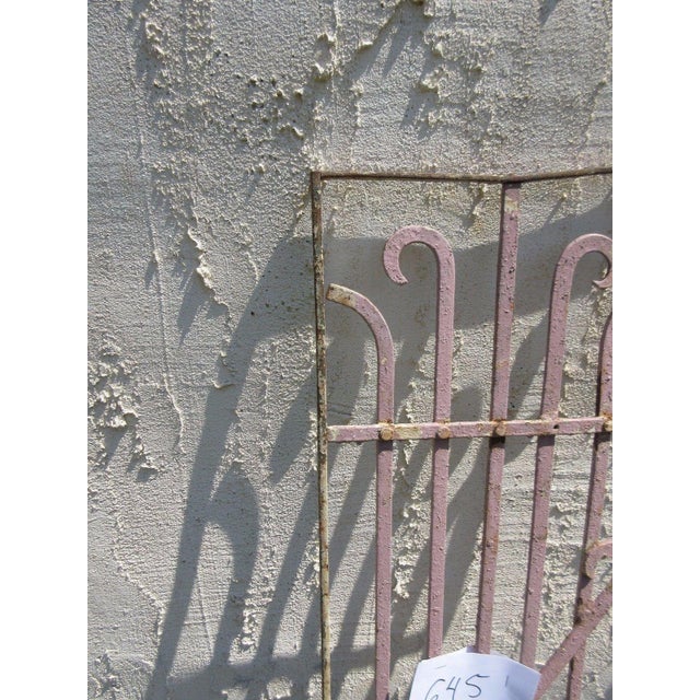 1900 - 1909 Antique Victorian Iron Gate For Sale - Image 5 of 6