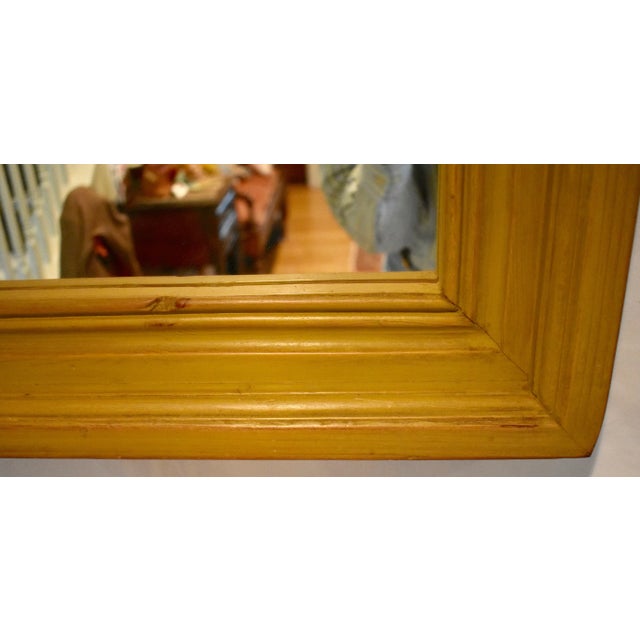Painted Pine-Framed Wall Mirror For Sale In Baltimore - Image 6 of 8