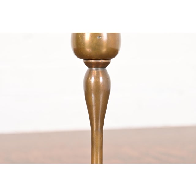 Tiffany Studios New York Bronze Candlestick, Circa 1910 For Sale In South Bend - Image 6 of 12