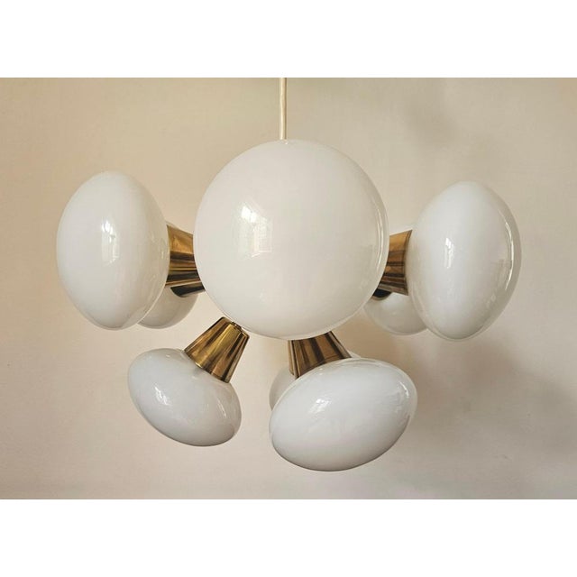Mid-Century Modern Mid-Century Sputnik Chandelier from Kamenicky Senov, 1970s For Sale - Image 3 of 16