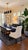 cription Williams Sonoma La Coupole rectangular dining table featuring a substantial natural Carrara marble top paired...