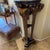 Traditional 1940s Empire Marble Top Cast Metal Ram Pedestals (2) For Sale - Image 3 of 8