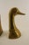 Vintage Brass Mallard Duck Head Bookends For Sale - Image 12 of 12