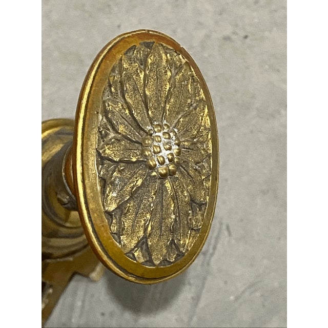 Good condition Bring a touch of historic character to your home with this beautiful set of authentic antique door...