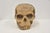 Large Folk Art Wood Carved Skull LARGE FOLK ART HAND CARVED WOOD SKULL ; CARVED FROM SOLID PIECE OF TREE - 13" x 16" x 15"