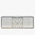 Vintage Milo Baughman Style Dresser Credenza with Mirror Chrome edged, geometric lattice relief design, circular lucite...