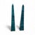 Pair of Handmade Obelisks. Show stopper, Monumental in size, beautifully hand painted Faux Malachite finish on wood with...
