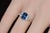 Early 21st Century Gia Certified Natural 2.66cts if D Diamond Cornflower Blue Sapphire 950 Platinum 3 Stone Ring, Size 6 For Sale - Image 5 of 14