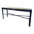 Mid 20th Century Vintage Faux Bamboo Rattan Console Table – Benjamin Moore Old Navy For Sale - Image 5 of 6