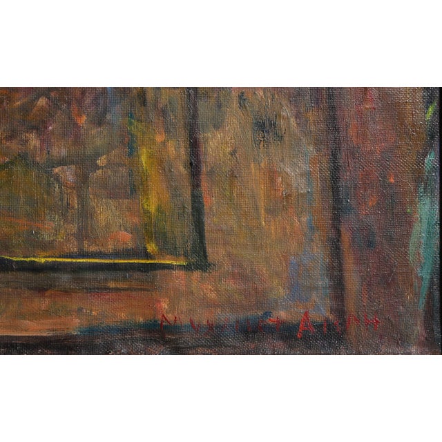 Morning Breakfast Fruits, Muhammad Amanov Oil on Canvas, Signed For Sale - Image 4 of 6