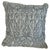 Turkish Ottoman Revival Silver Metallic Embroidered Decorative Pillow A luxurious handcrafted decorative pillow inspired...