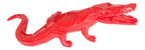 Red Resin Croco Spirit from Richard Orlinski