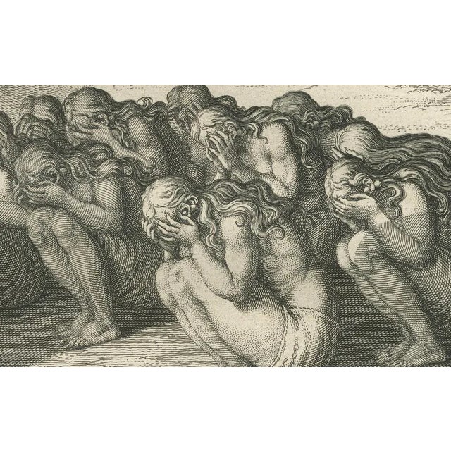 Early 18th Century Picart, Florida Women Mourning Their Husbands in Ritual Service, 1734, Print For Sale - Image 5 of 10