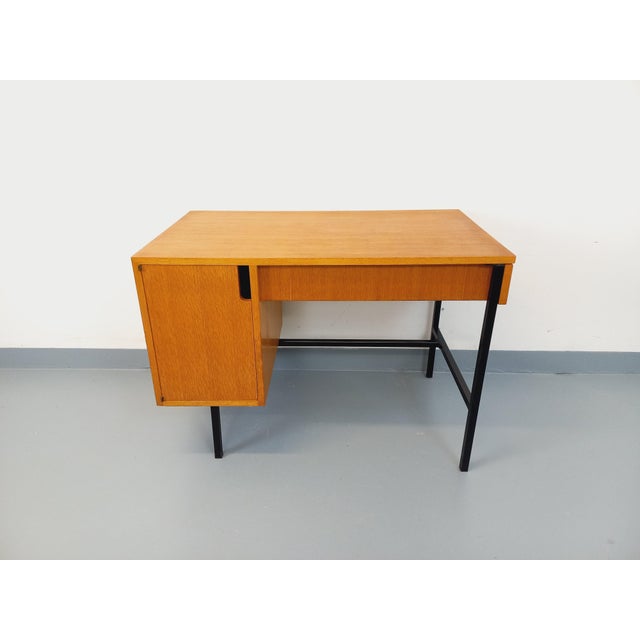 Vintage Multitable Desk in Oak by Jacques Hitier, 1960s For Sale - Image 14 of 18
