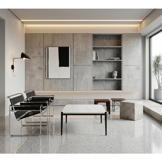 T61 Side Table with Marble Top by Osvaldo Borsani for Tecno, Italy, 1950s For Sale - Image 9 of 10