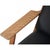 GE290 Chair in Oak and Black Leather by Hans Wegner, 1980s For Sale - Image 6 of 18