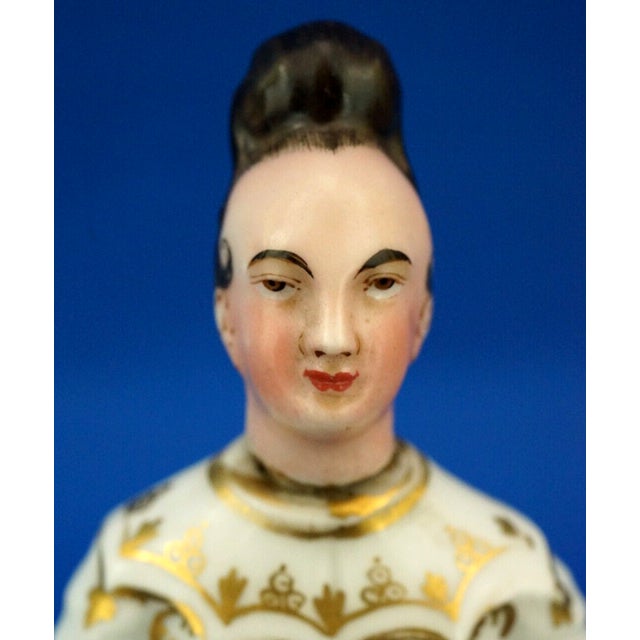 Antique French Anthropomorphic Porcelain Perfume Bottle by Jacob Petit, 1800s For Sale - Image 17 of 18
