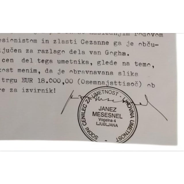 Adolphe Monticelli (1824–1886), Signed Oil on Canvas, Two Elegant Ladies in a Park & Expert Certificate For Sale - Image 16 of 17