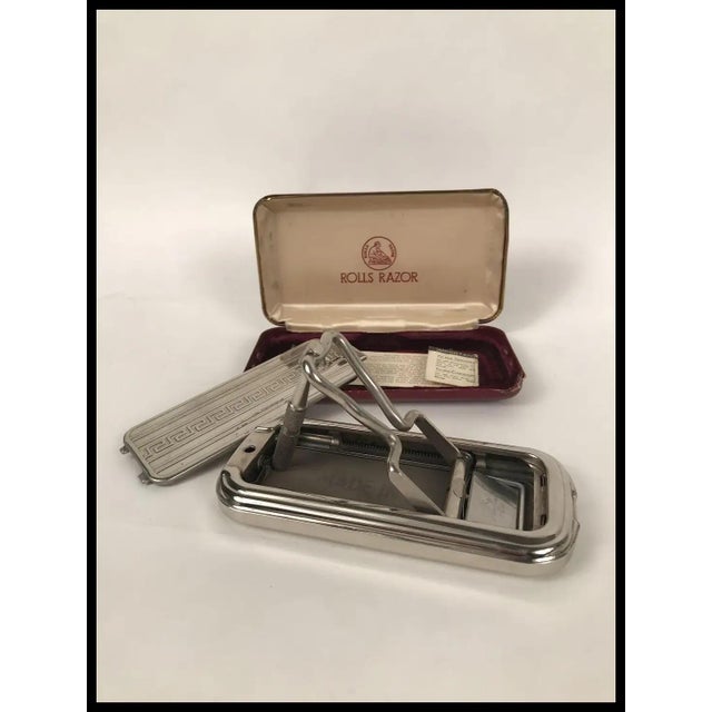 Vintage Rolls Royce Viscount Model Razor Set In Original Case The Whetter For Sale - Image 4 of 5
