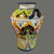 Ceramic Tall Colorful Hand Painted Mexican Pottery Talavera Floor Vase Jug 19'' High For Sale - Image 7 of 10