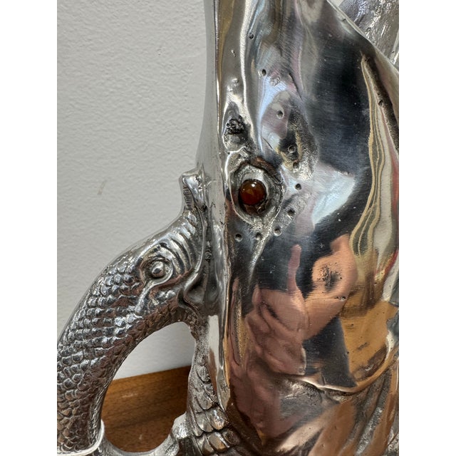 Arthur Court Vintage Arthur Court Cast Aluminum Marlin Pitcher, 1977 For Sale - Image 4 of 10