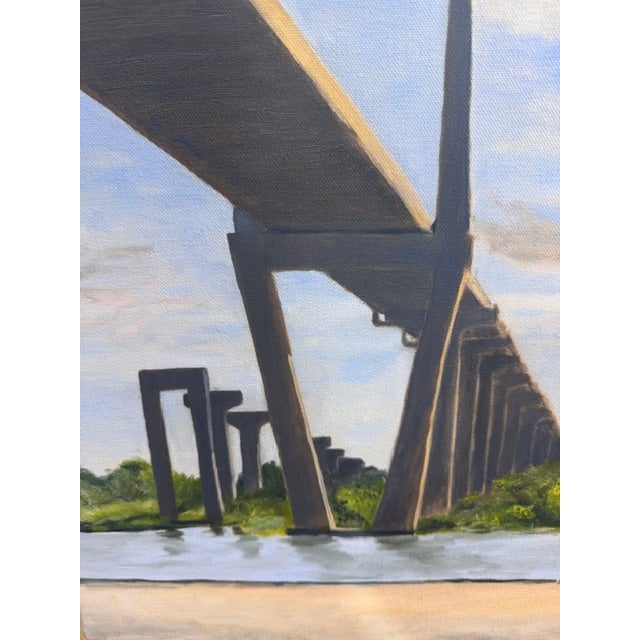 Under the Talmadge Bridge, 6–8 Am by Kathleen Varadi, 2019 For Sale In Savannah - Image 6 of 10