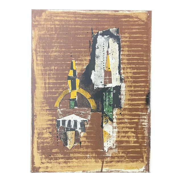 Johnny Friedlaender Abstract Shapes III Large Edition 20th Century Lithograph Print For Sale