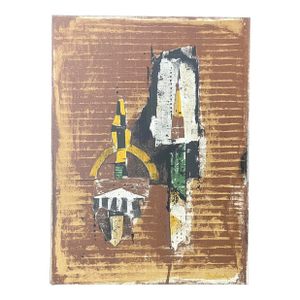 Johnny Friedlaender Abstract Shapes III Large Edition 20th Century Lithograph Print
