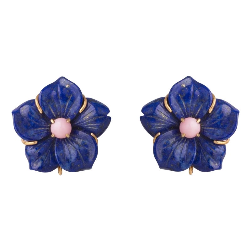 Aspen Studs, Blue (french Clip)
