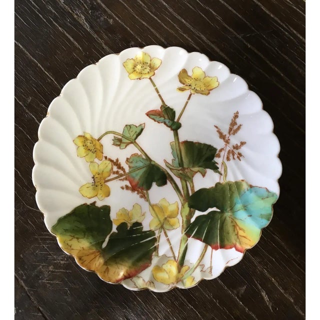 Late 19th Century European Porcelain Dessert Plates - Set of 6 For Sale - Image 5 of 9