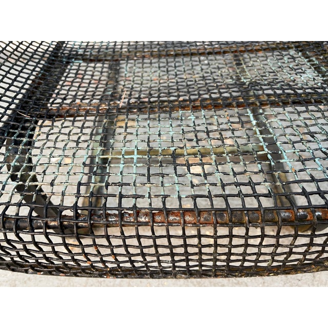 Pair of Vintage Mesh Spring Lounge Chairs Attributed to Russell Woodard For Sale - Image 13 of 16