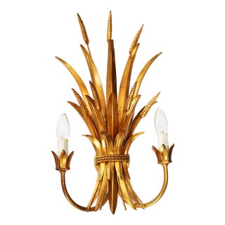 Large Hollywood Regency Wall Lamp by Hans Kögl, 1970s For Sale