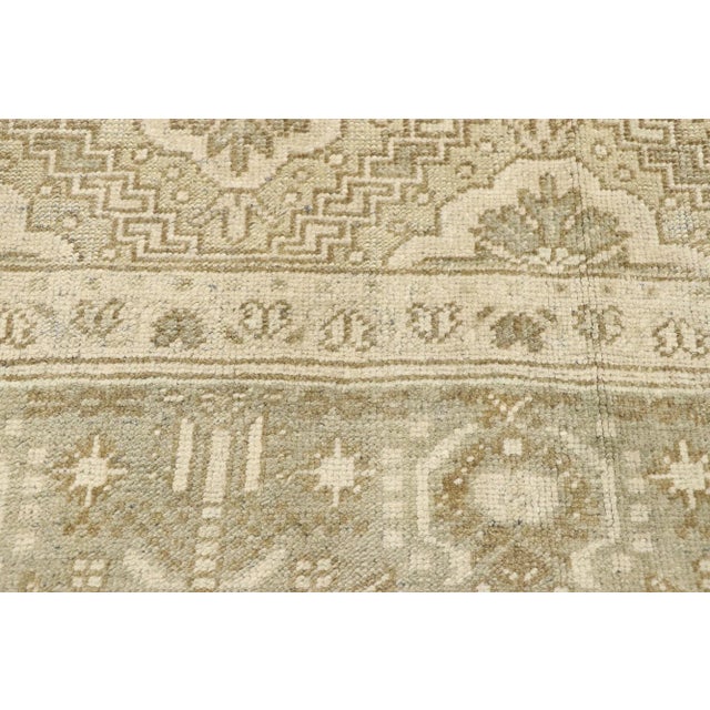 Mid 20th Century Muted Vintage Turkish Oushak Rug - 06'05 X 11'01 For Sale - Image 4 of 9